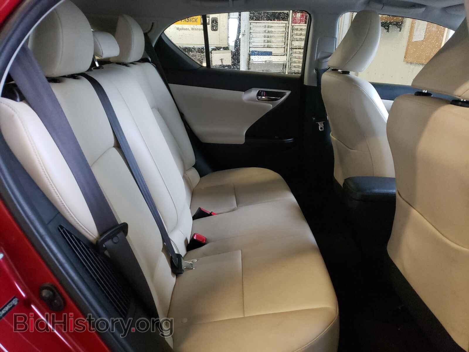 2012 LEXUS CT 200 - VIN: JTHKD5BH5C2104326 - Фото 6