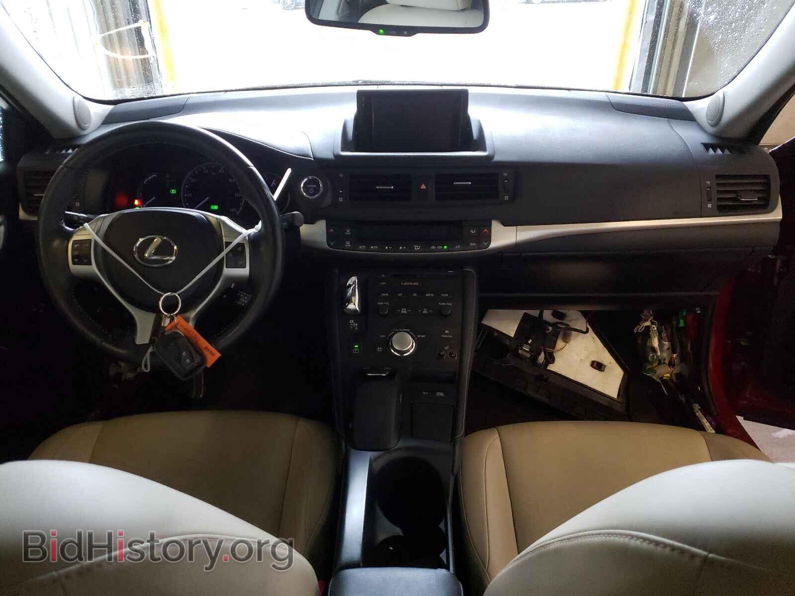 2012 LEXUS CT 200 - VIN: JTHKD5BH5C2104326 - Фото 9