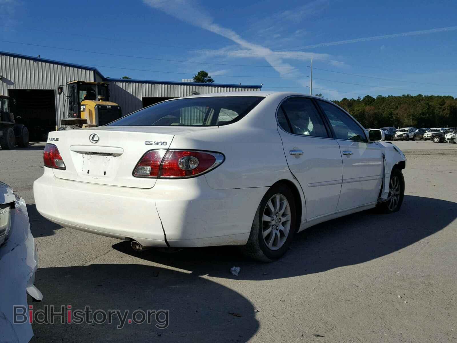 2003 LEXUS ES300 - VIN: JTHBF30G336002444 - Фото 4