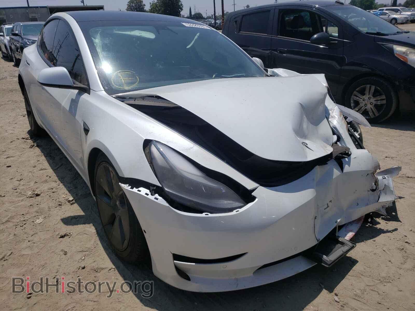 Photo 5YJ3E1EA5MF873773 - TESLA MODEL 3 2021