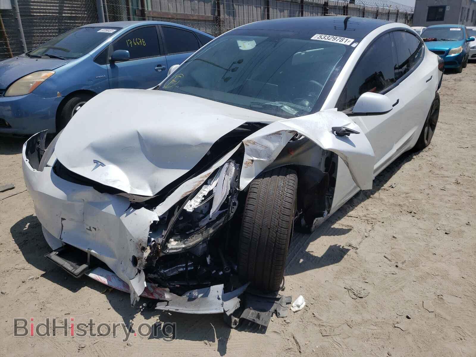 2021 TESLA MODEL 3 - VIN: 5YJ3E1EA5MF873773 - Photo 2