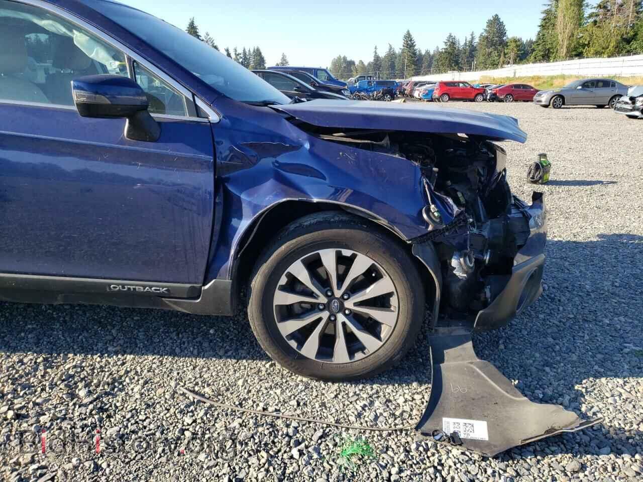 2016 SUBARU OUTBACK - VIN: 4S4BSAJC8G3317501 - Фото 9