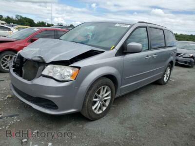 2013 Dodge CARAVAN SXT, серебристый — VIN 2C4RDGCG0DR712842, Copart