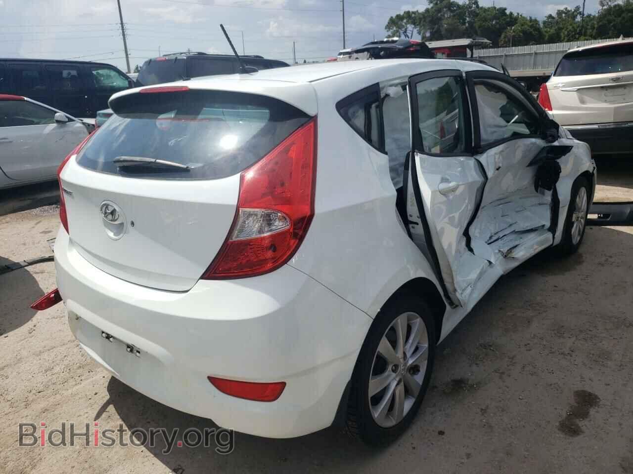 2013 HYUNDAI ACCENT - VIN: KMHCU5AE6DU090662 - Фото 4
