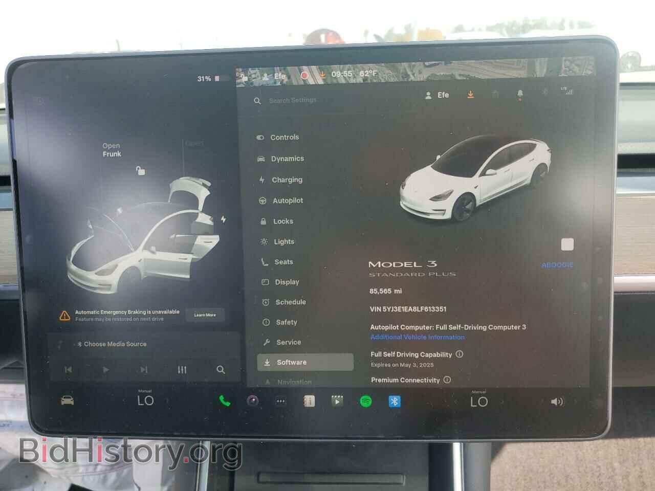 2020 TESLA MODEL 3 - VIN: 5YJ3E1EA8LF613351 - Photo 9