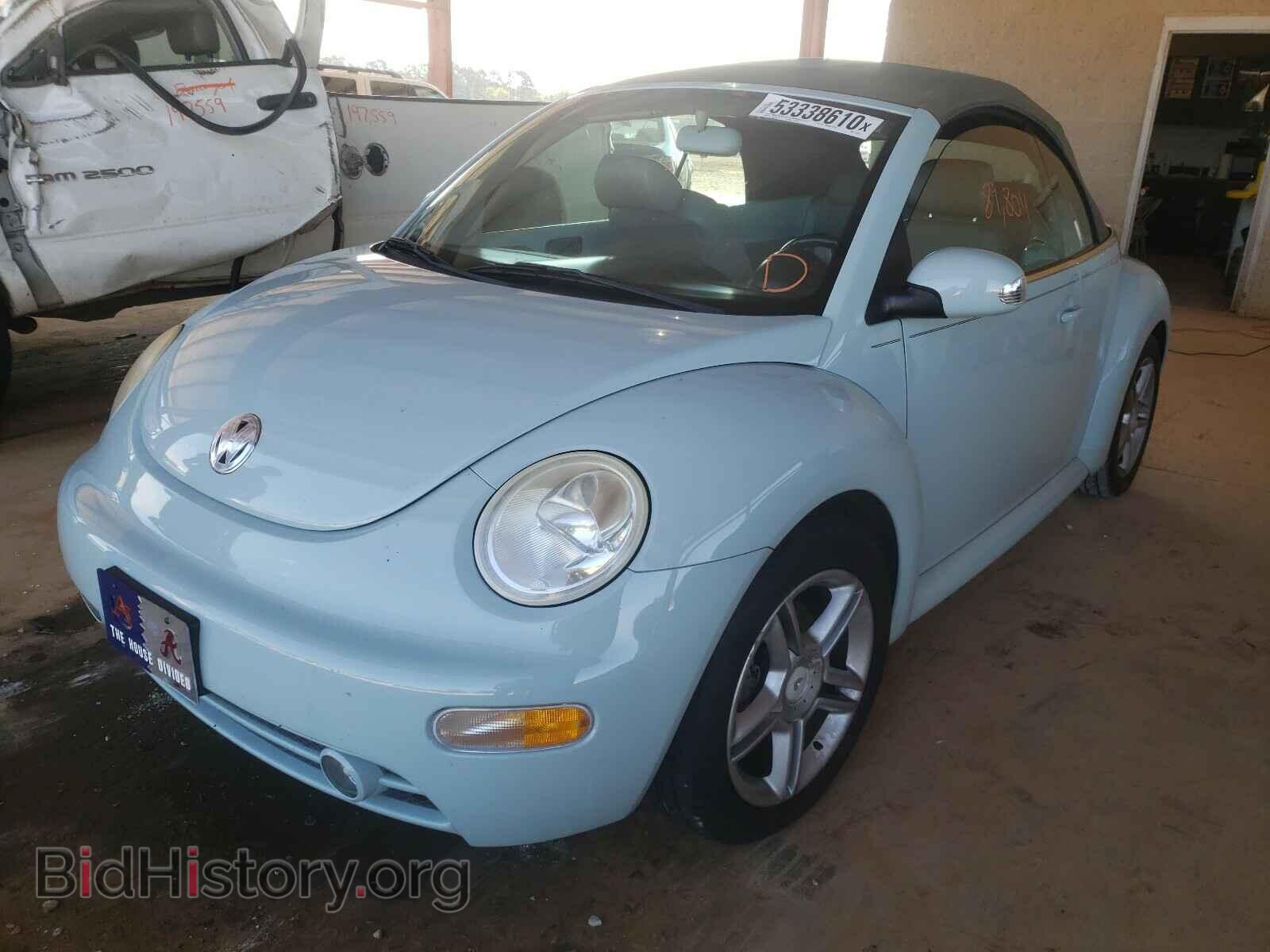 2004 VOLKSWAGEN BEETLE - VIN: 3VWCD31Y44M312233 - Фото 2