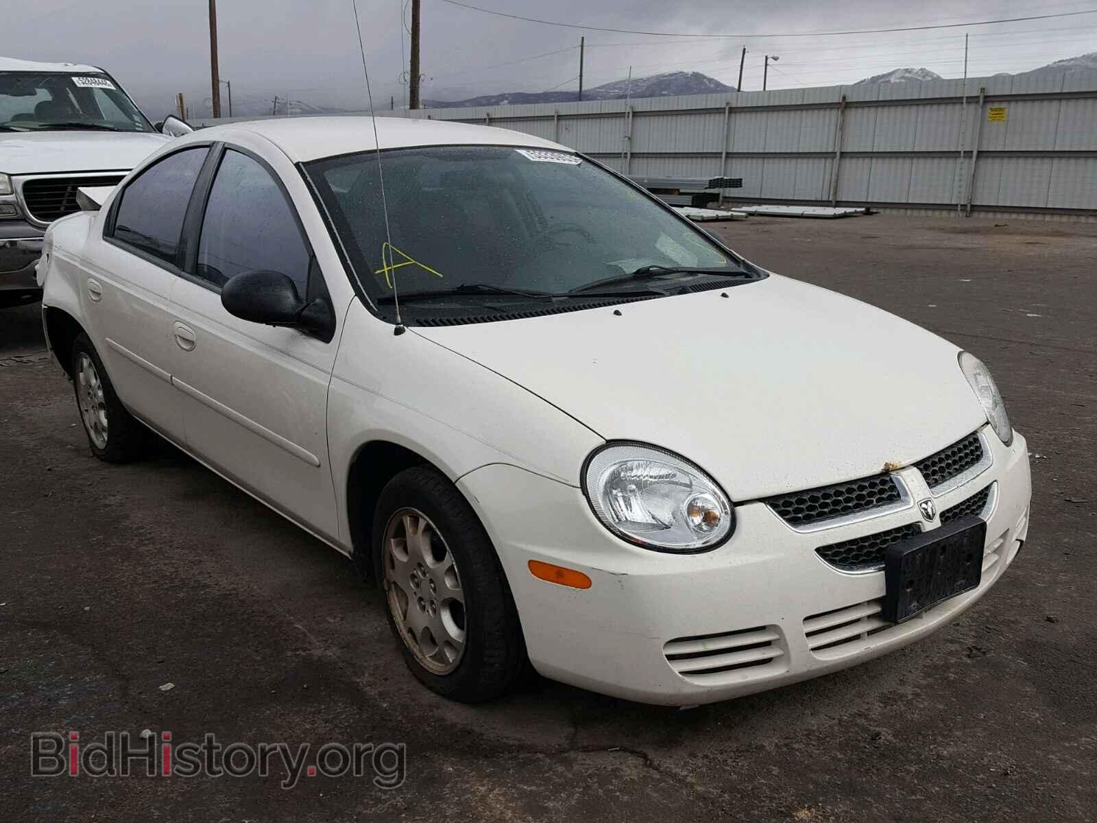 Фотография 1B3ES56CX4D588813 - DODGE NEON 2004