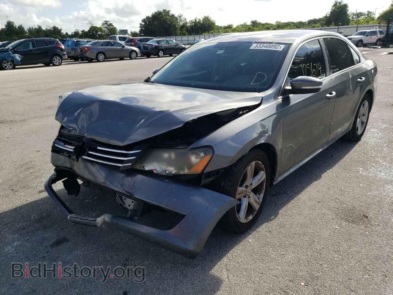 2013 VOLKSWAGEN PASSAT - VIN: 1VWBH7A3XDC124331 - Фото 2
