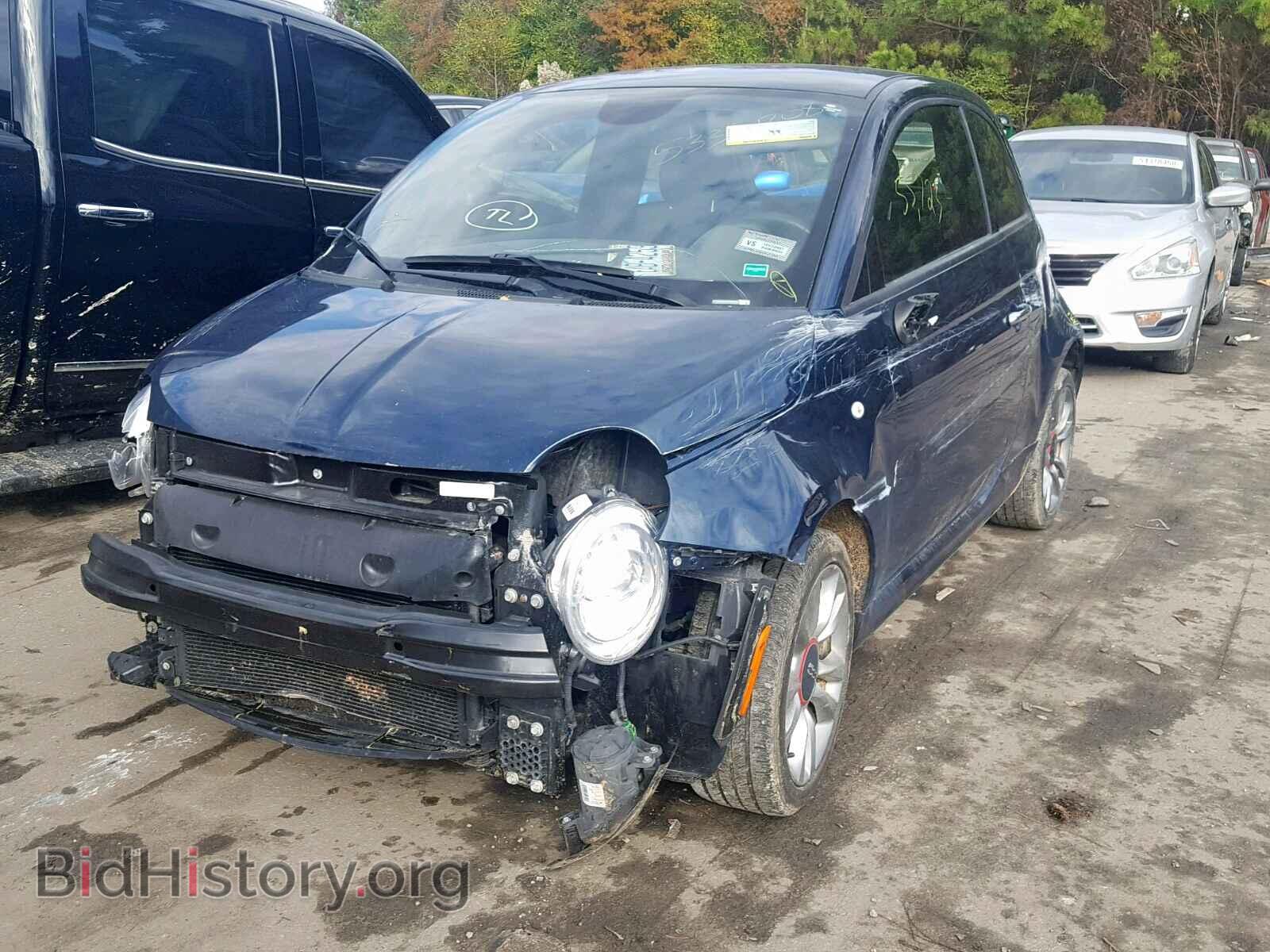 2015 FIAT 500 - VIN: 3C3CFFBR2FT502356 - Фото 2