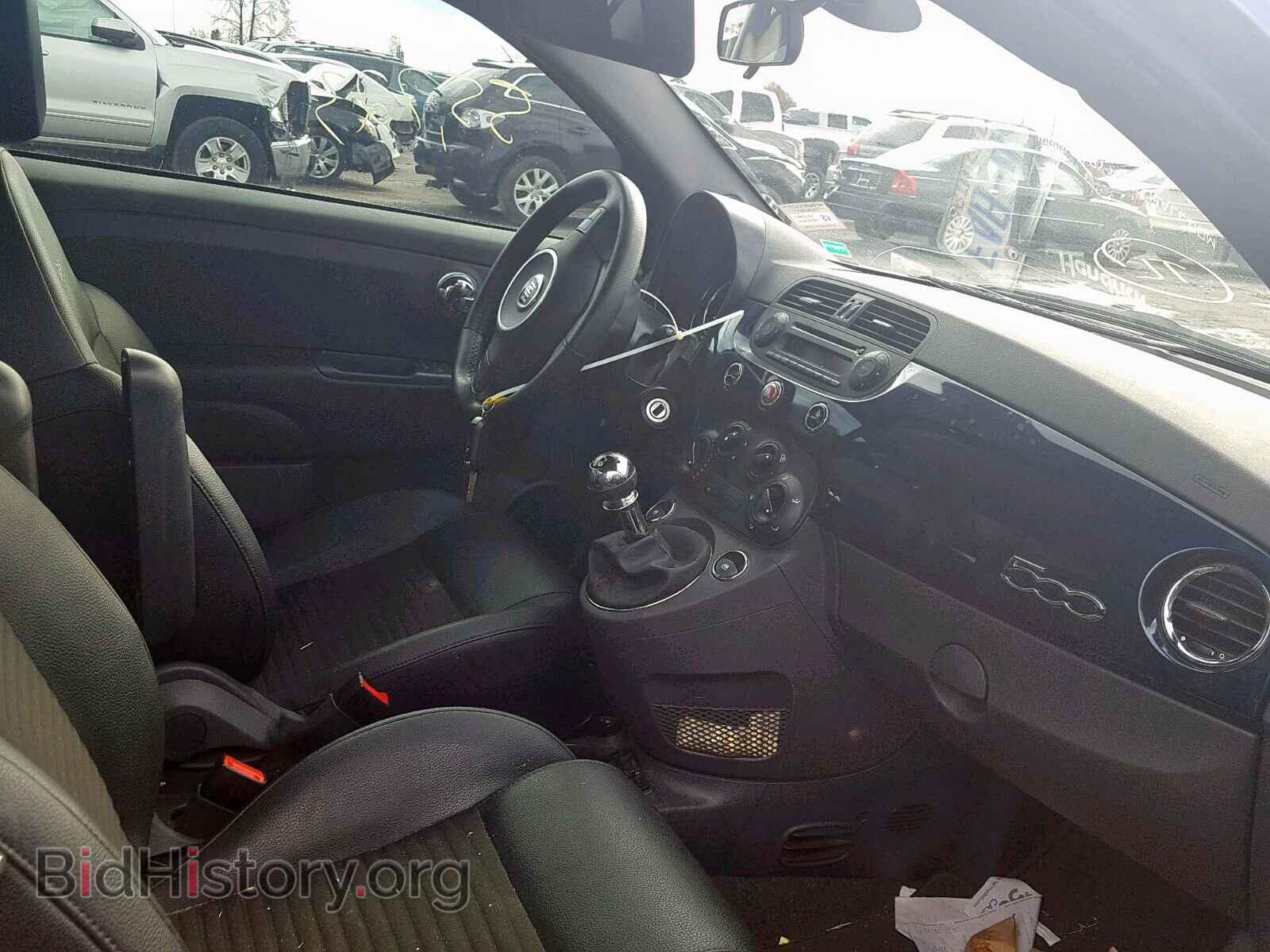 2015 FIAT 500 - VIN: 3C3CFFBR2FT502356 - Фото 5