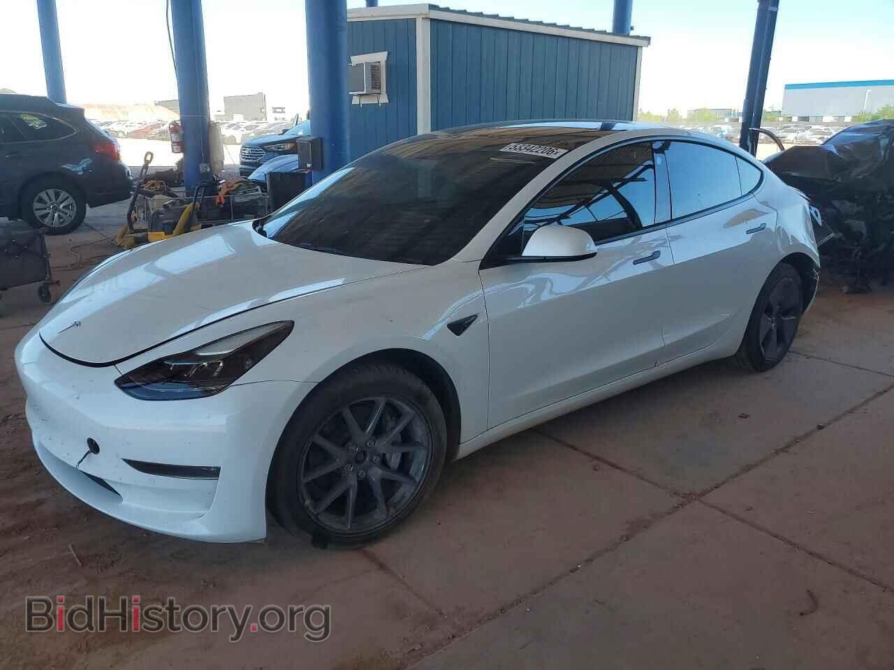 Photo 5YJ3E1EB0NF160239 - TESLA MODEL 3 2022
