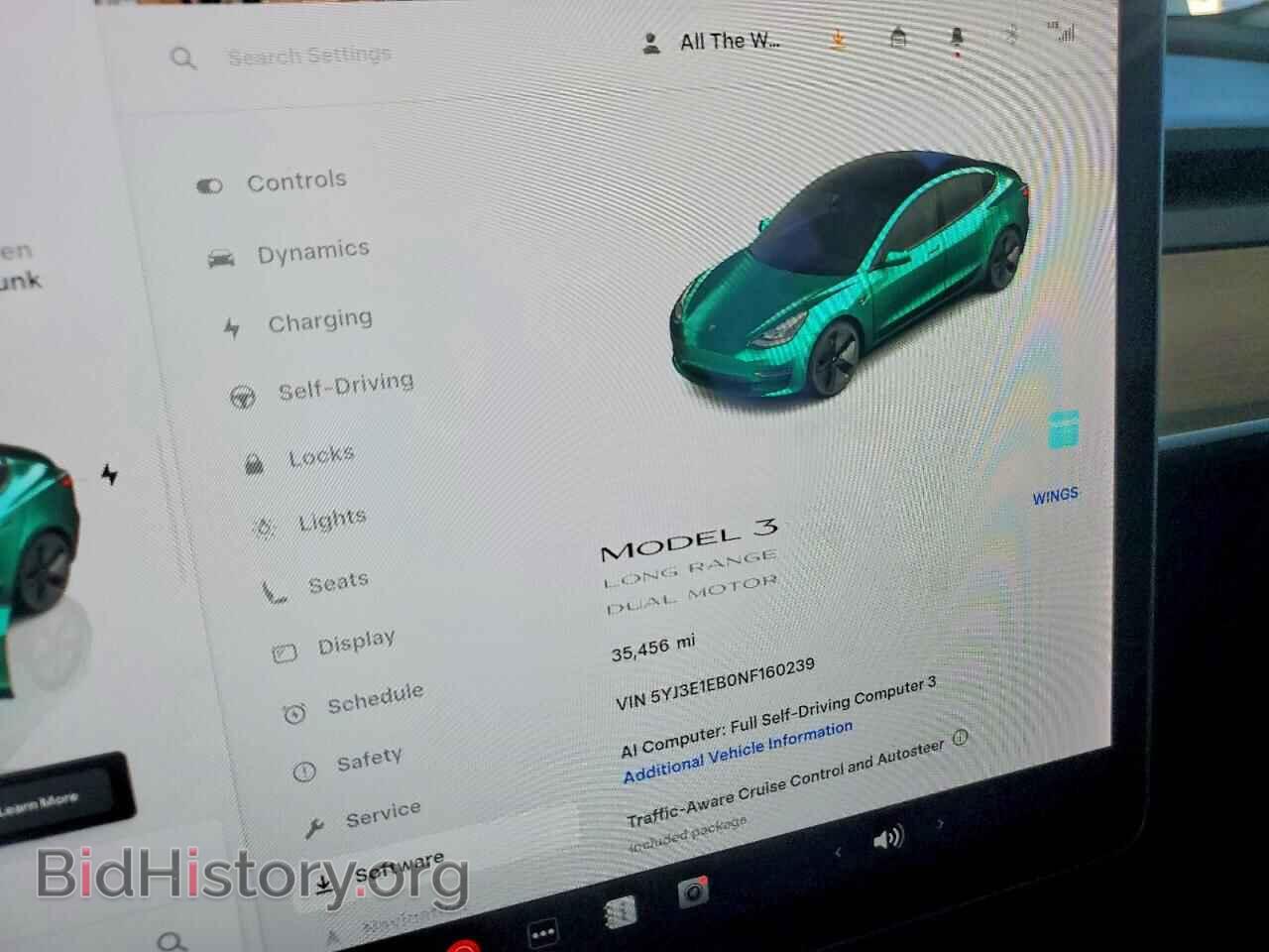 2022 TESLA MODEL 3 - VIN: 5YJ3E1EB0NF160239 - Photo 9