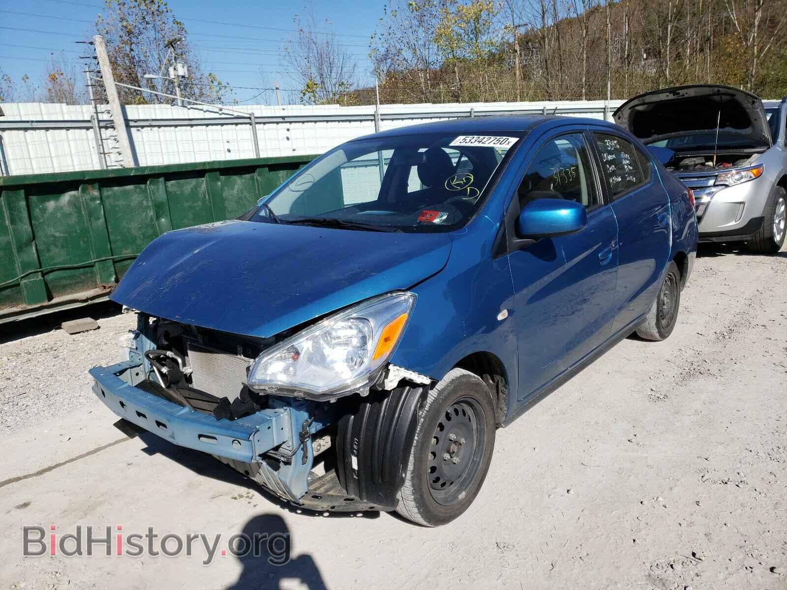 2019 MITSUBISHI MIRAGE - VIN: ML32F3FJ4KHF04277 - Фото 2