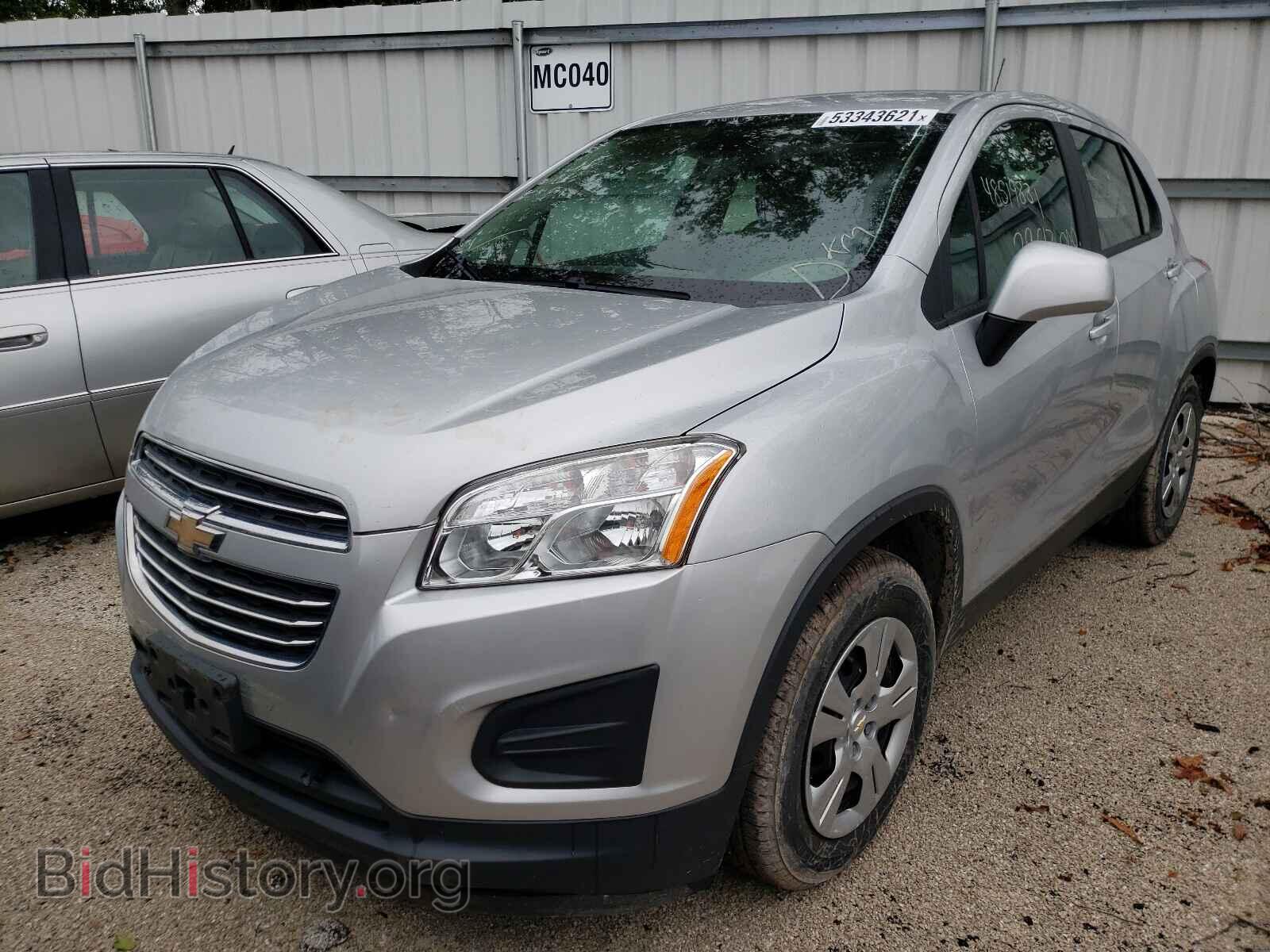 2016 CHEVROLET TRAX - VIN: 3GNCJKSB5GL227497 - Фото 2