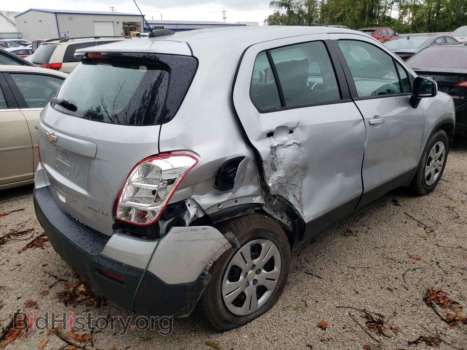 2016 CHEVROLET TRAX - VIN: 3GNCJKSB5GL227497 - Фото 4