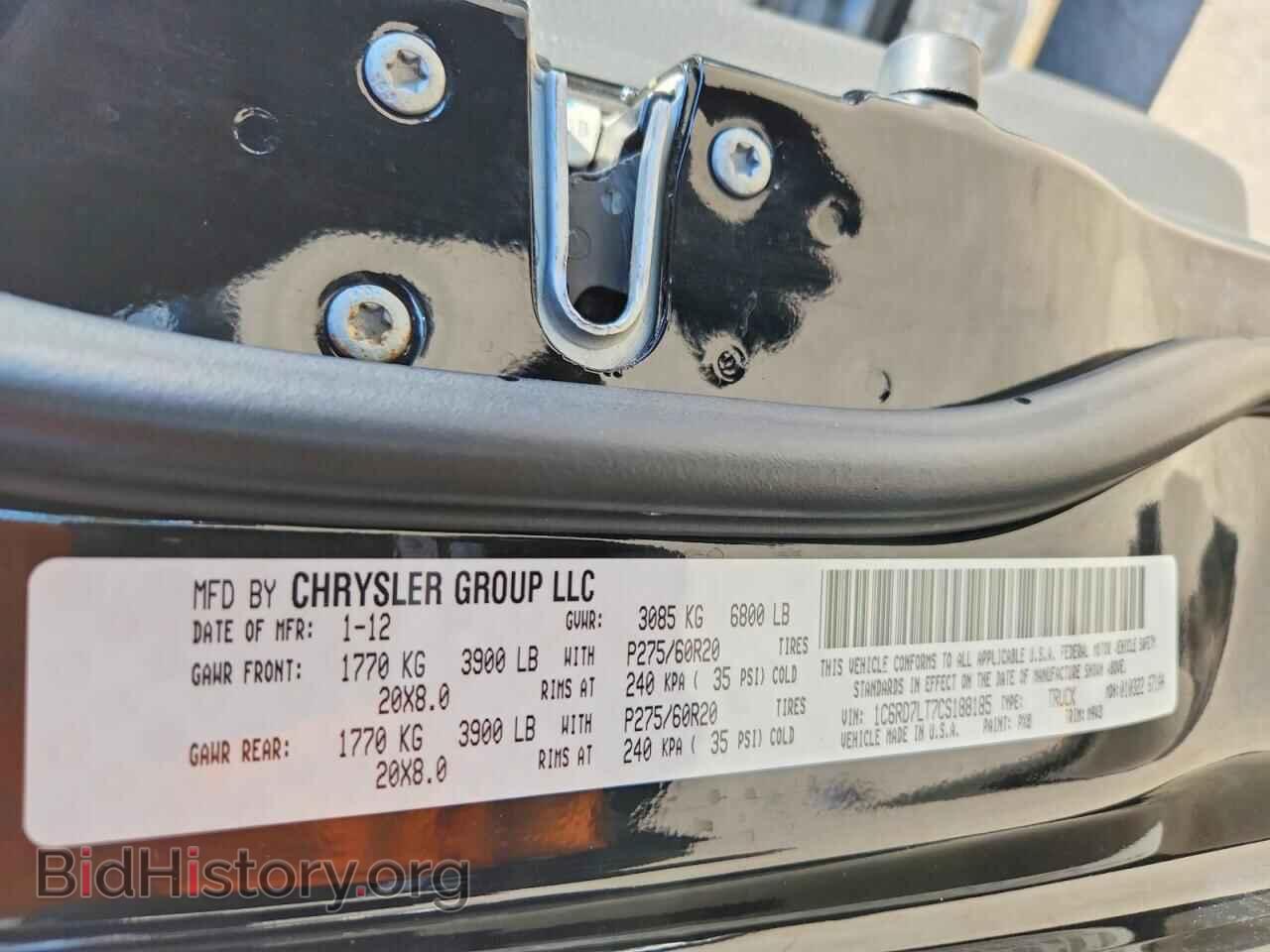 2012 DODGE RAM 1500 - VIN: 1C6RD7LT7CS188185 - Photo 12