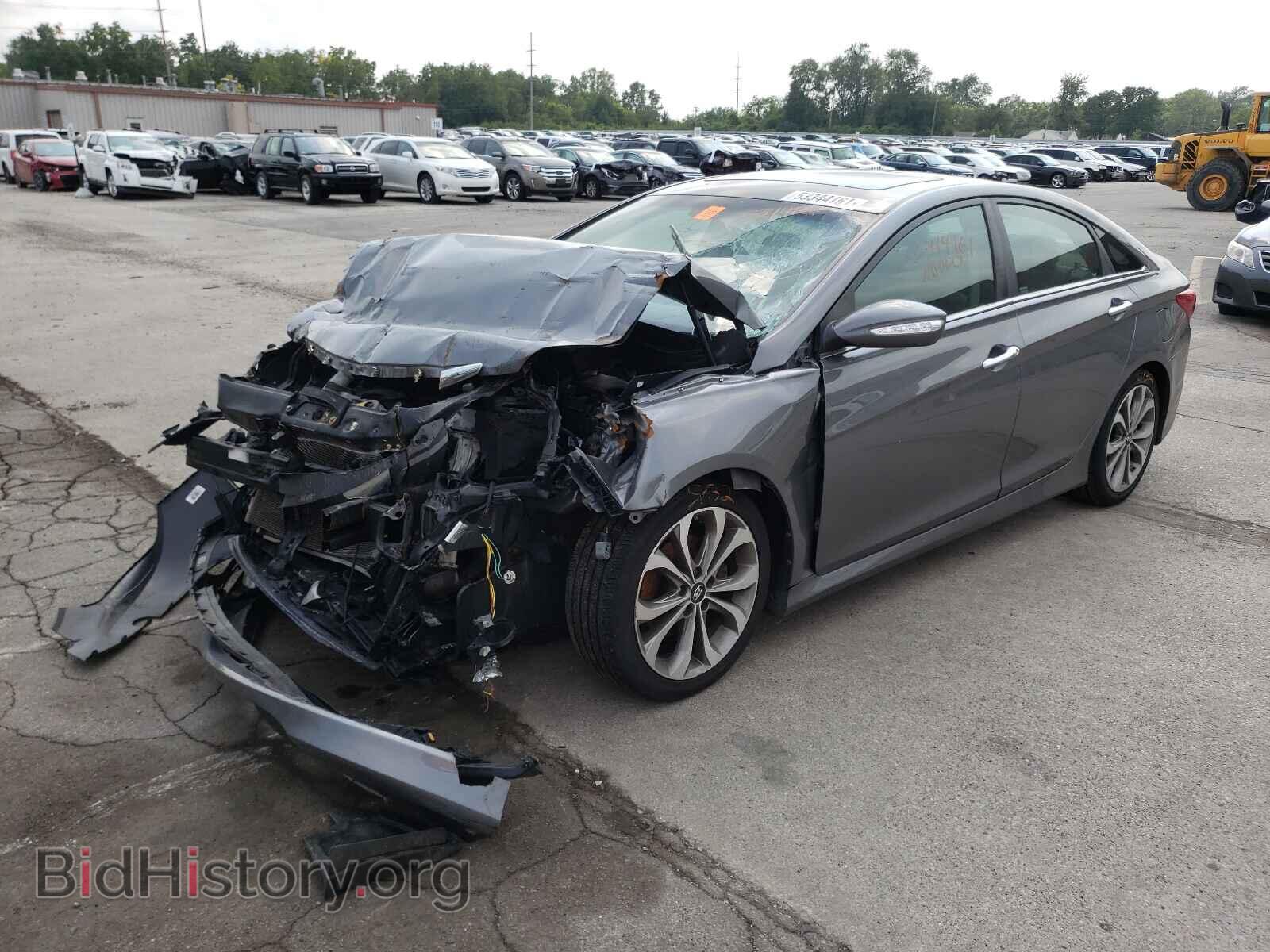 2014 HYUNDAI SONATA - VIN: 5NPEC4AB1EH841016 - Фото 2