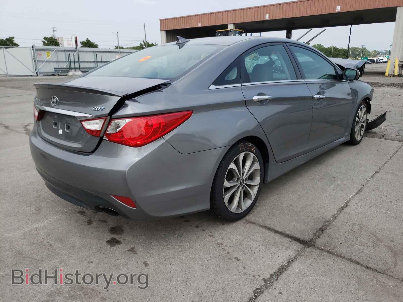 2014 HYUNDAI SONATA - VIN: 5NPEC4AB1EH841016 - Фото 4
