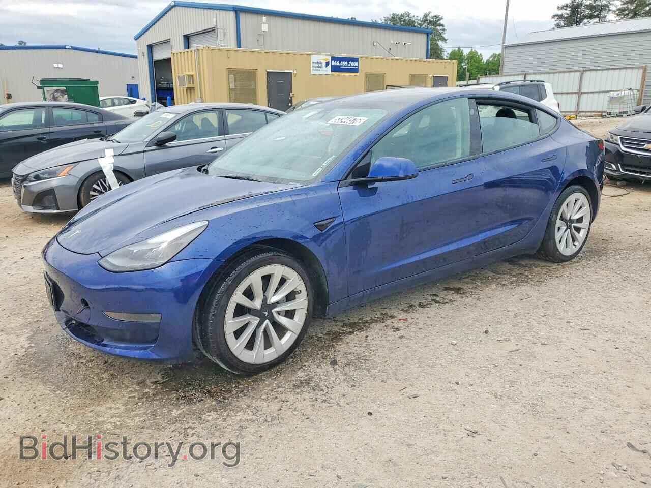 Фотография 5YJ3E1EA3NF287848 - TESLA MODEL 3 2022