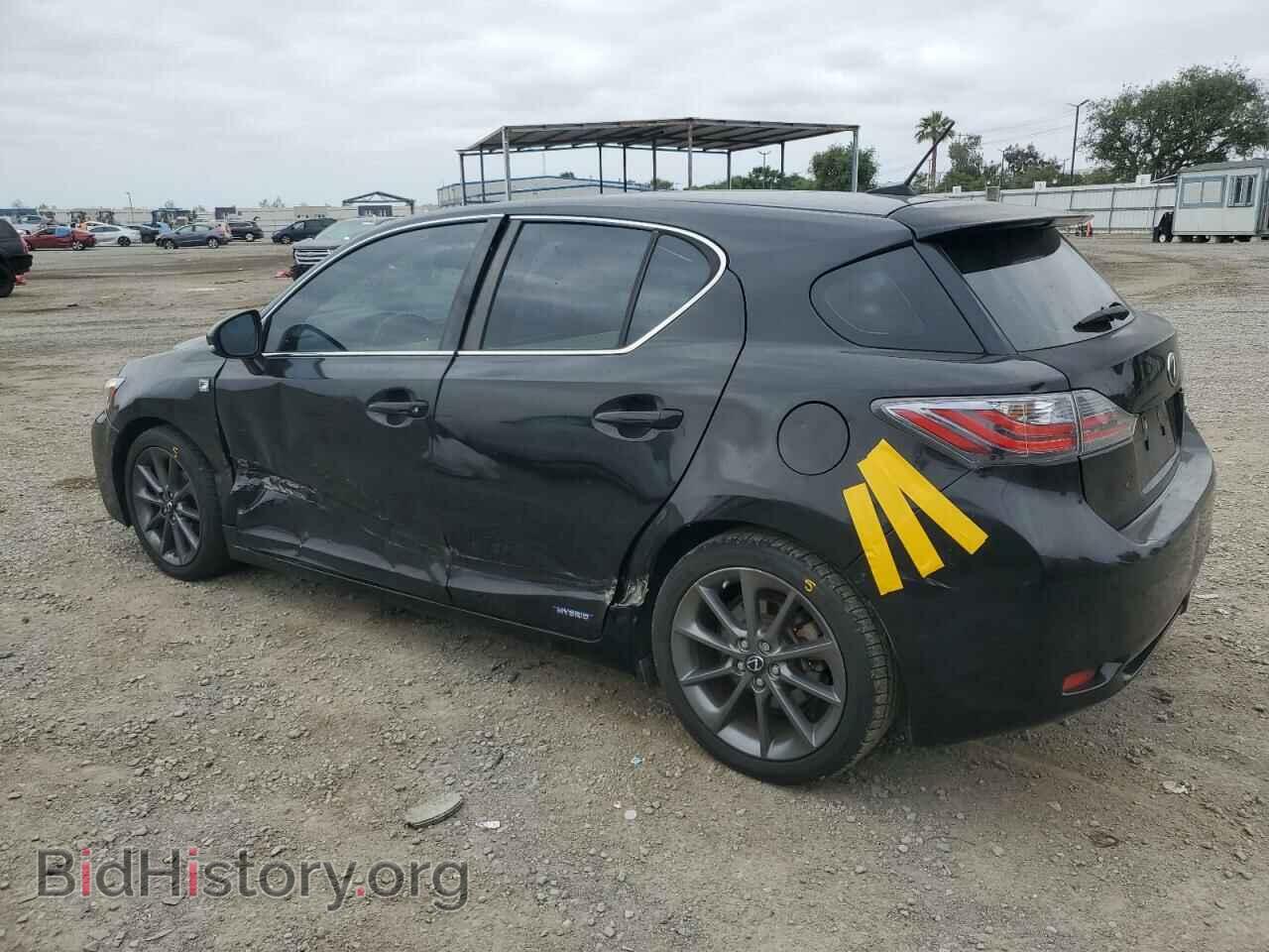 2012 LEXUS CT 200 - VIN: JTHKD5BH0C2076273 - Фото 2