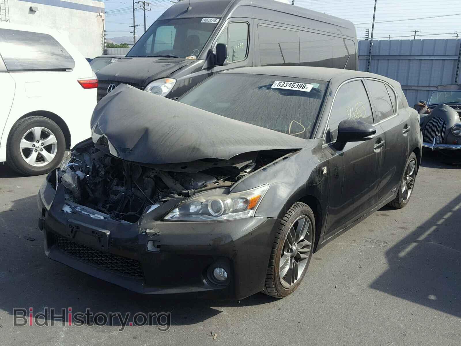 2012 LEXUS CT 200 - VIN: JTHKD5BH6C2103881 - Фото 2