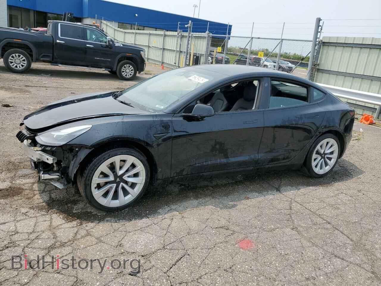 Photo 5YJ3E1EB3NF185541 - TESLA MODEL 3 2022