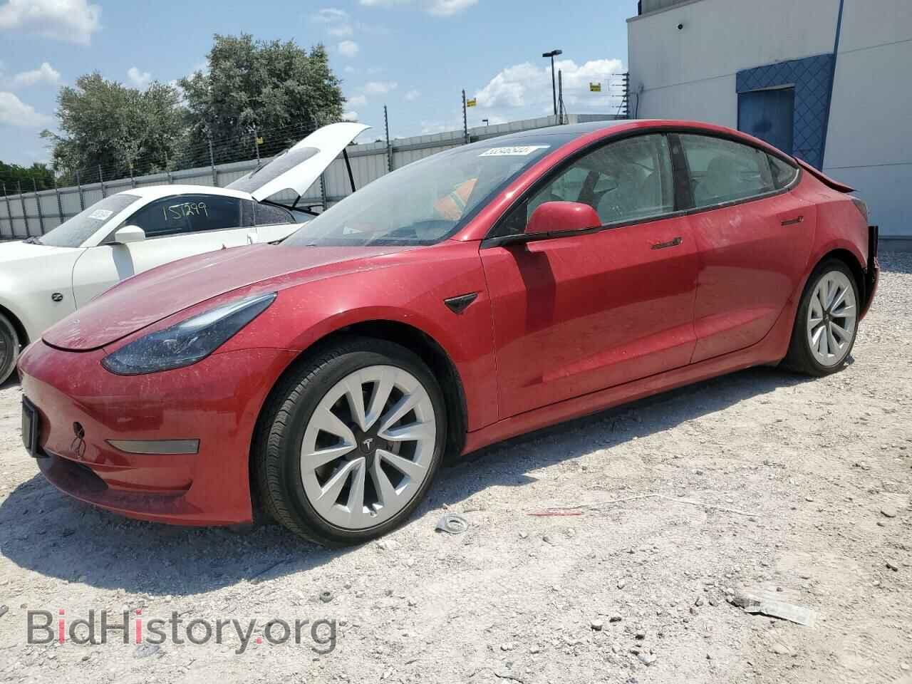 Photo 5YJ3E1EA8MF082458 - TESLA MODEL 3 2021