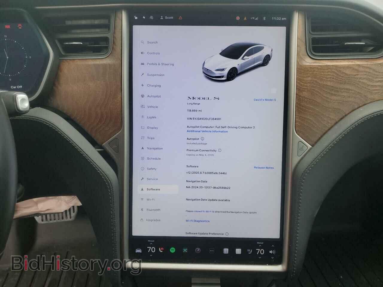 2020 TESLA MODEL S - VIN: 5YJSA1E20LF364981 - Photo 9