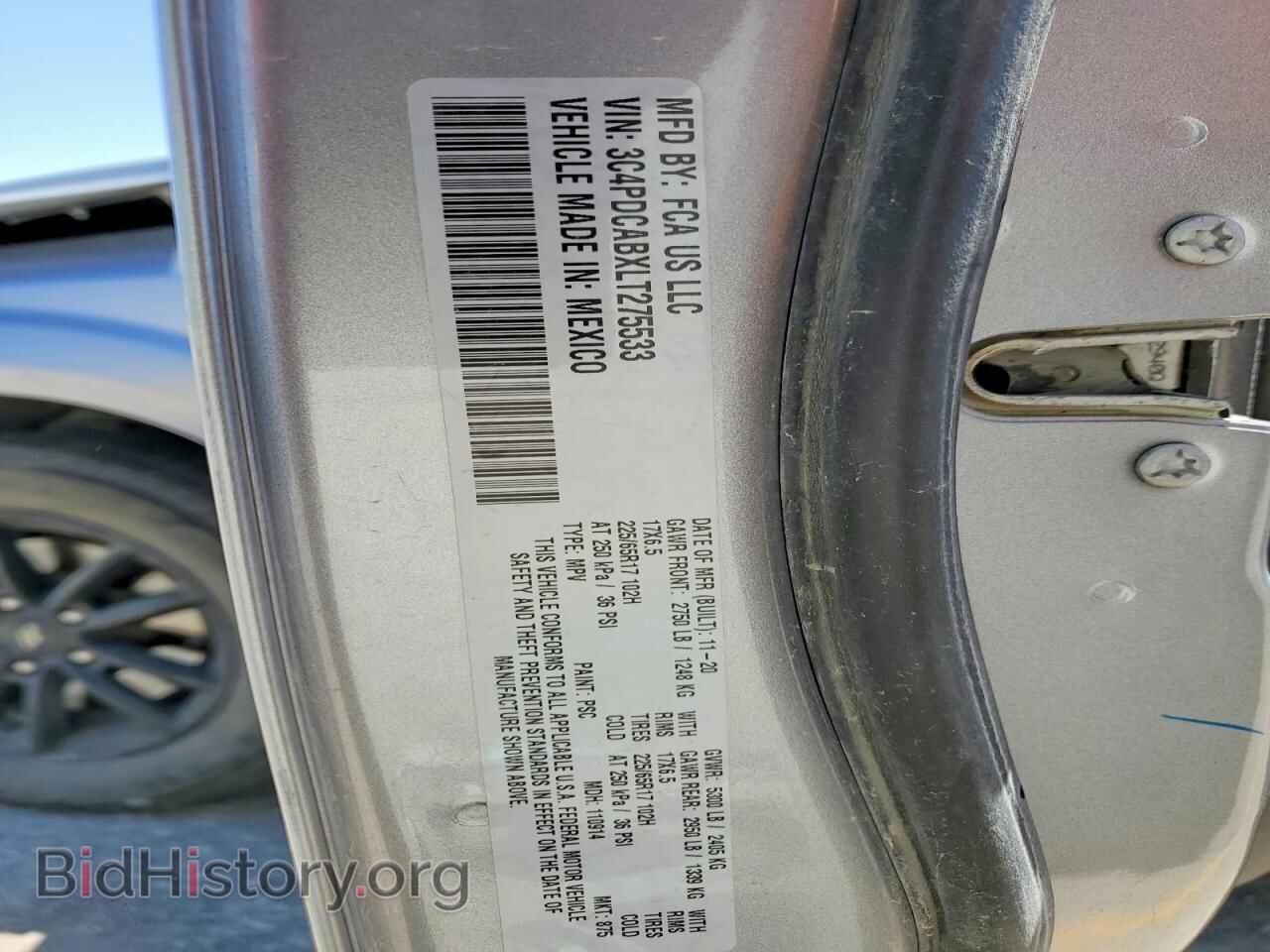 2020 DODGE JOURNEY - VIN: 3C4PDCABXLT275533 - Photo 13