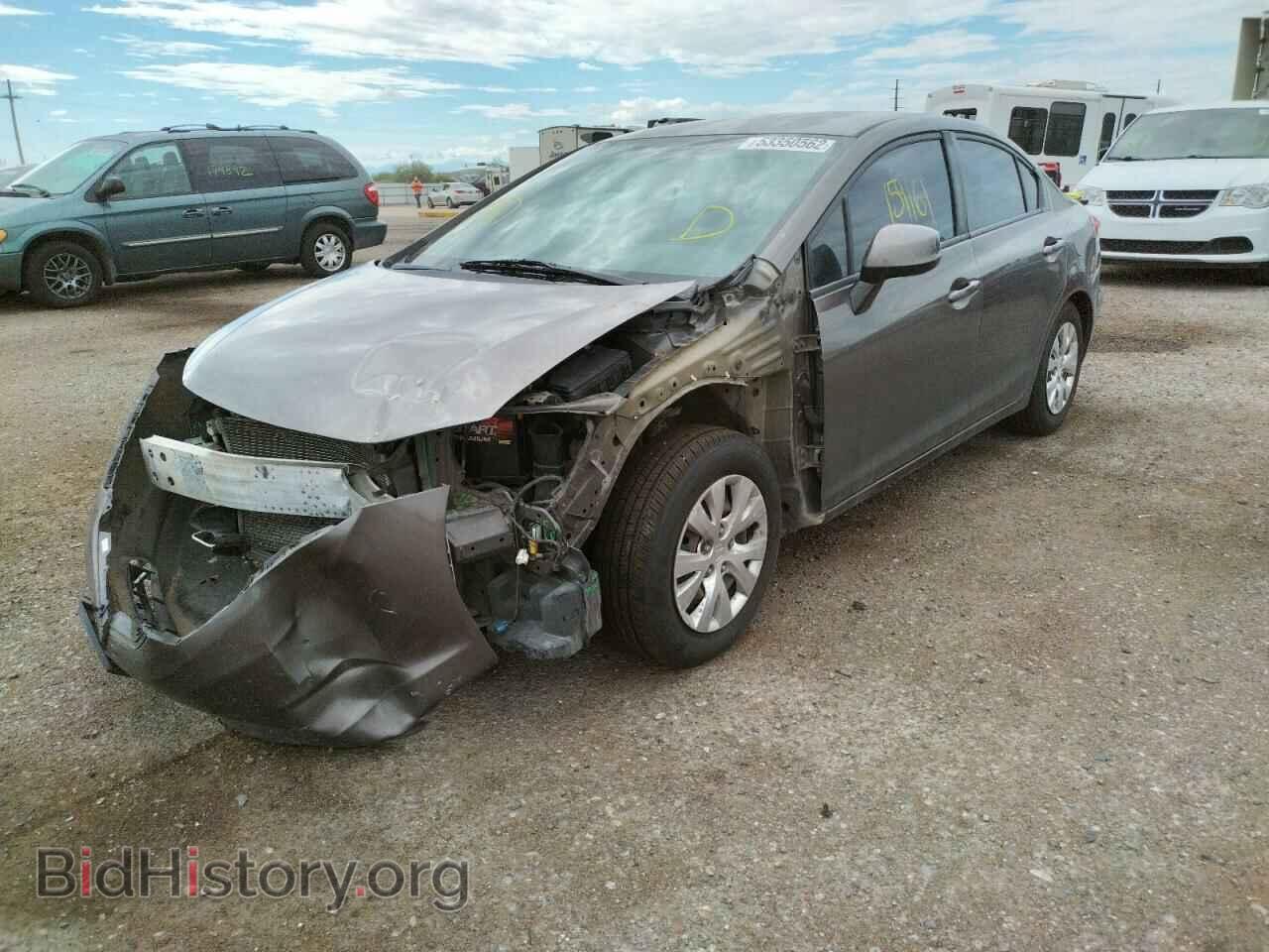 2012 HONDA CIVIC - VIN: 2HGFB2F56CH566135 - Фото 2