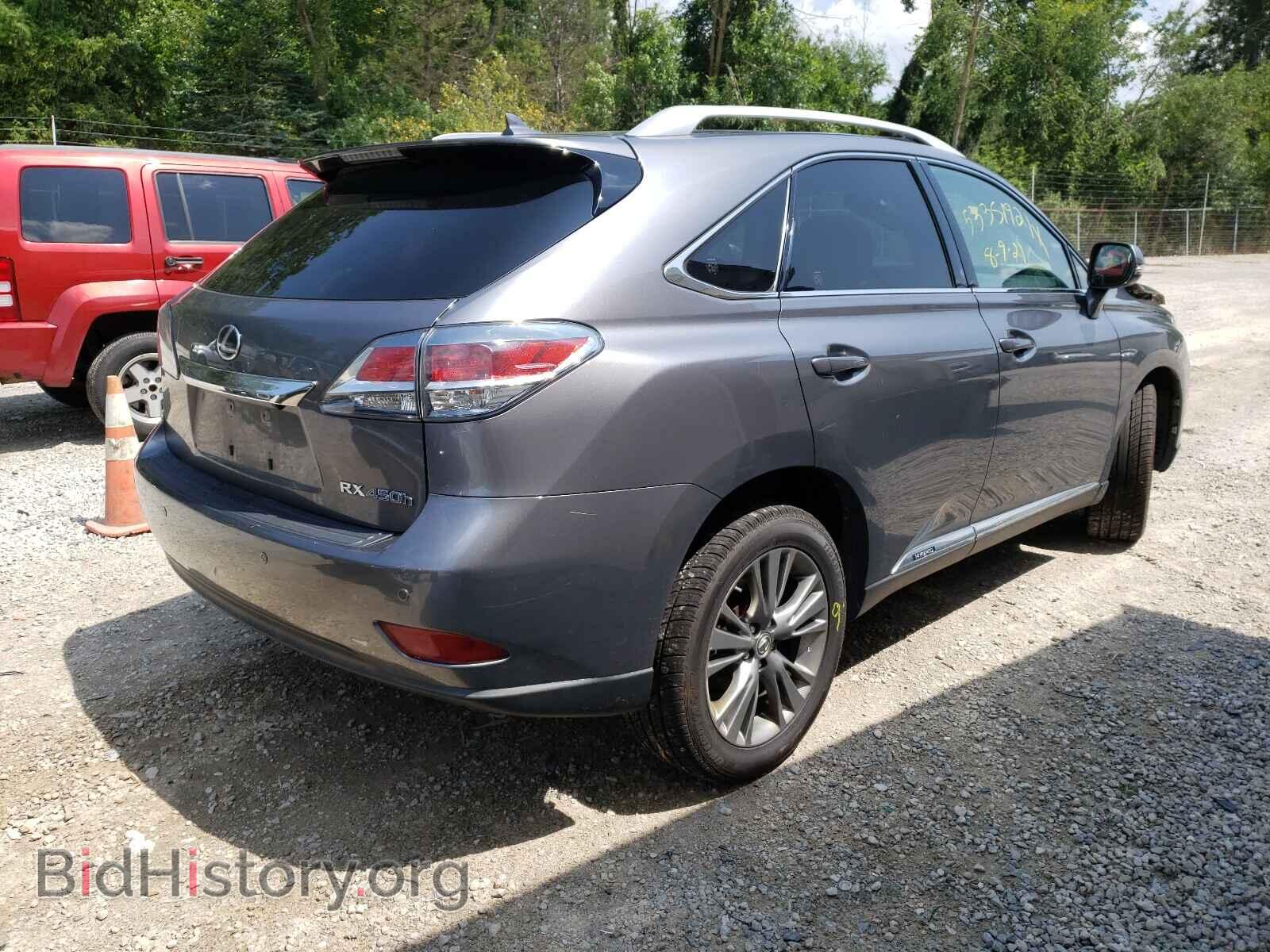 2013 LEXUS RX450 - VIN: JTJBC1BA9D2058806 - Фото 4