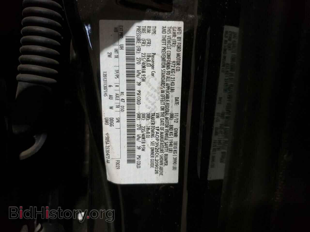 2013 FORD FOCUS - VIN: 1FADP3N25DL209026 - Photo 12