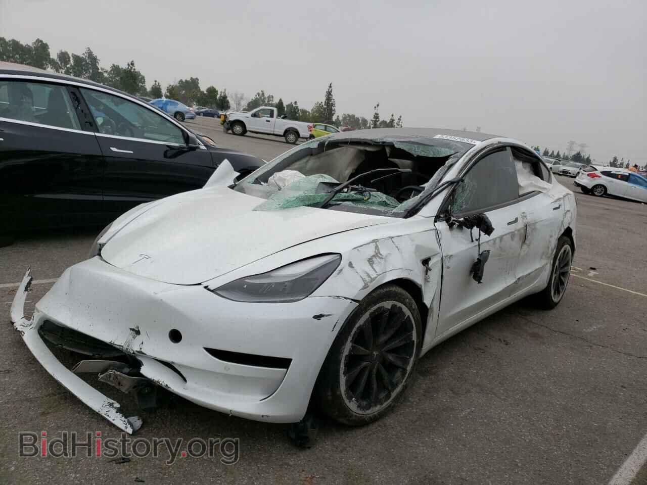 Photo 5YJ3E1EA3MF977890 - TESLA MODEL 3 2021