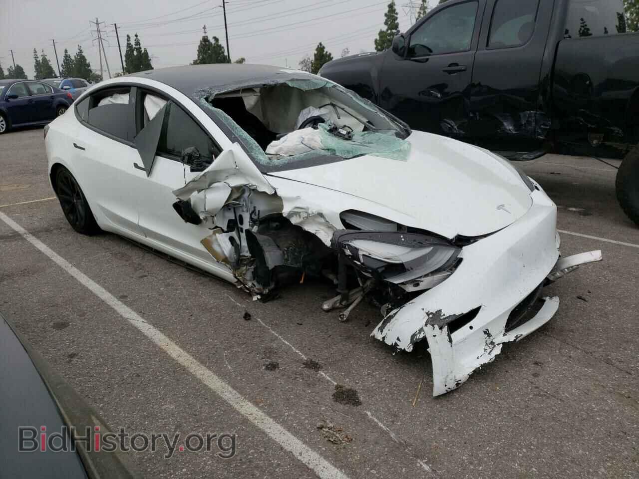 2021 TESLA MODEL 3 - VIN: 5YJ3E1EA3MF977890 - Фото 4