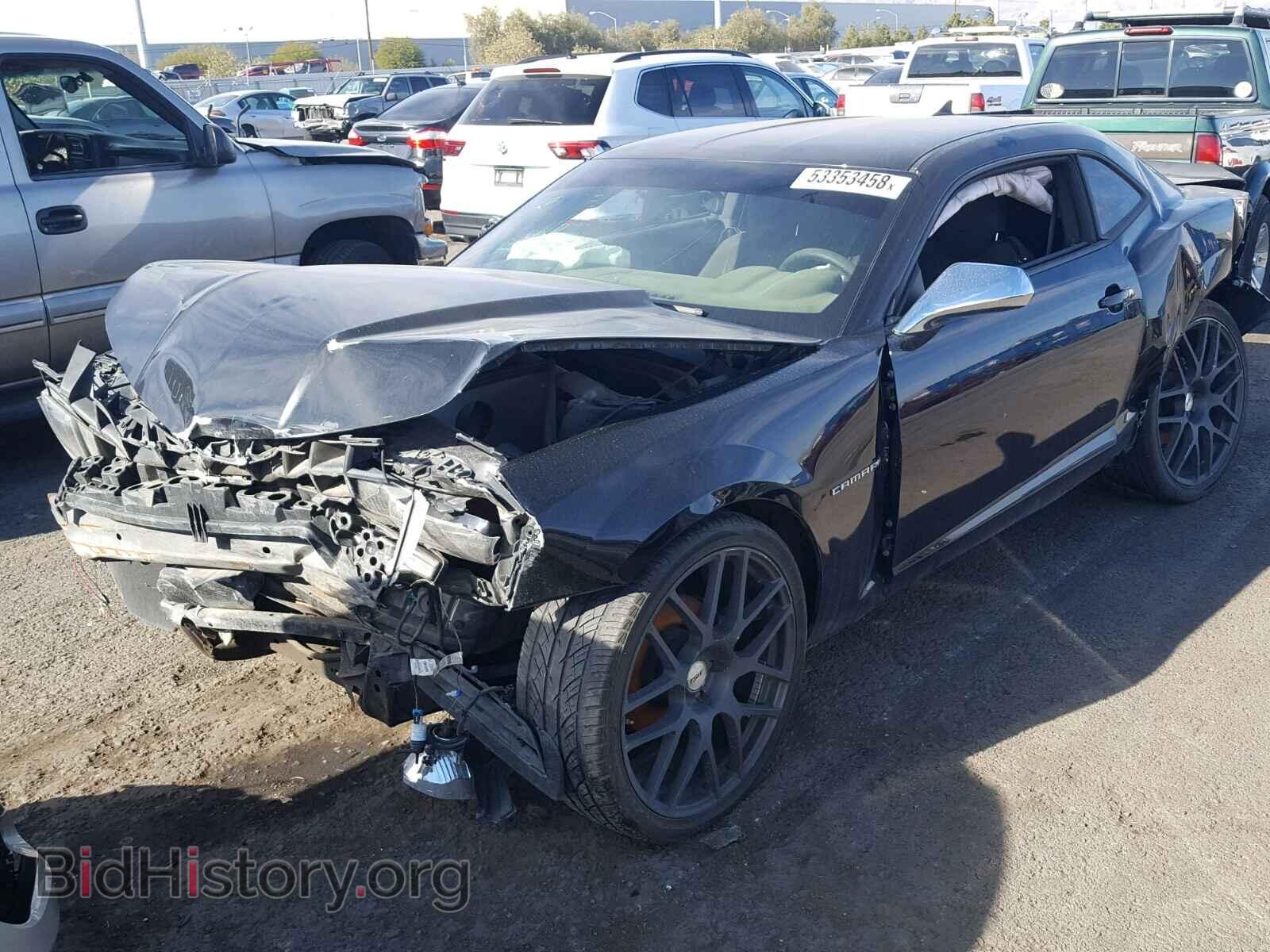 2013 CHEVROLET CAMARO - VIN: 2G1FA1E37D9214763 - Фото 2