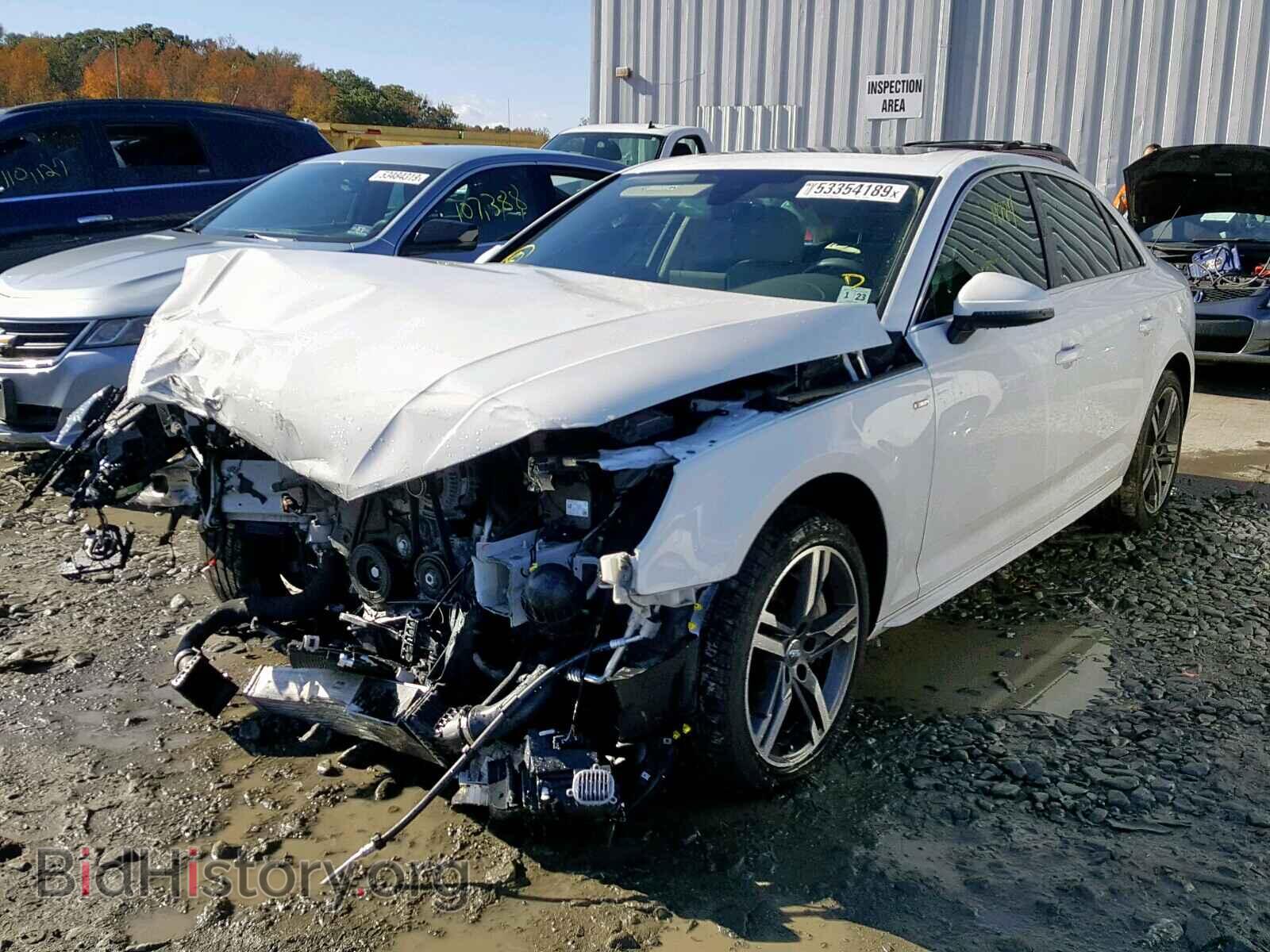 2018 AUDI A4 - VIN: WAUENAF48JA053609 - Фото 2