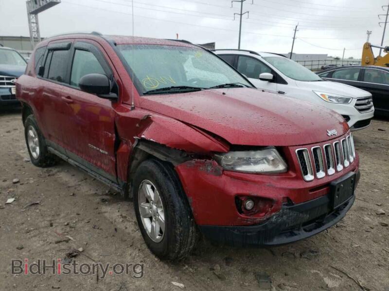 2012 Jeep COMPASS Compass SP (VIN 1C4NJDBB6CD638758) — photo 1 of 10, Copart, damage: front end