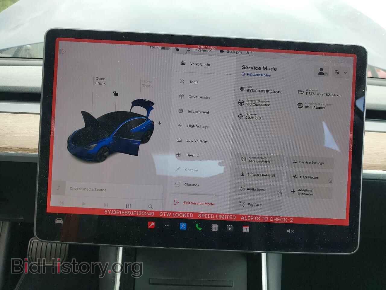 2018 TESLA MODEL 3 - VIN: 5YJ3E1EB9JF120249 - Фото 9