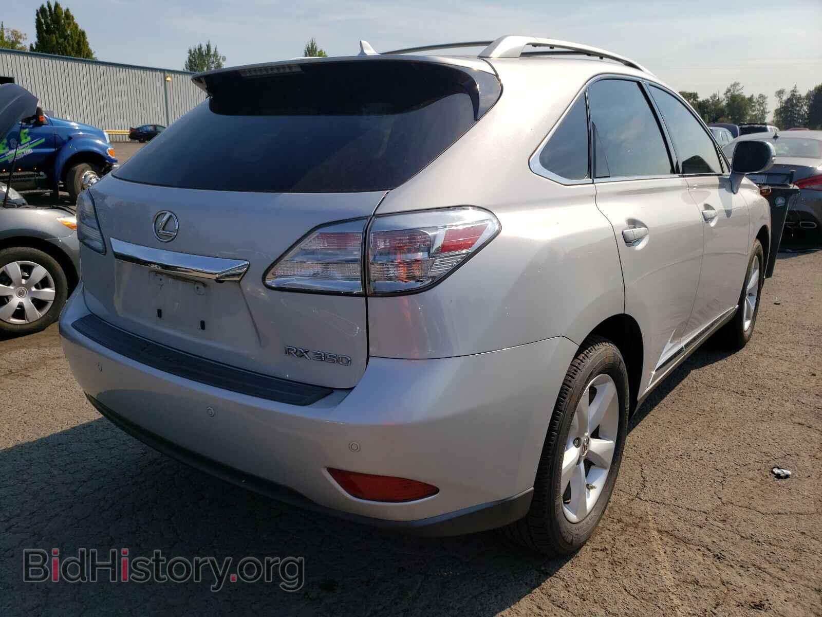 2011 LEXUS RX350 - VIN: 2T2BK1BA7BC109090 - Фото 4