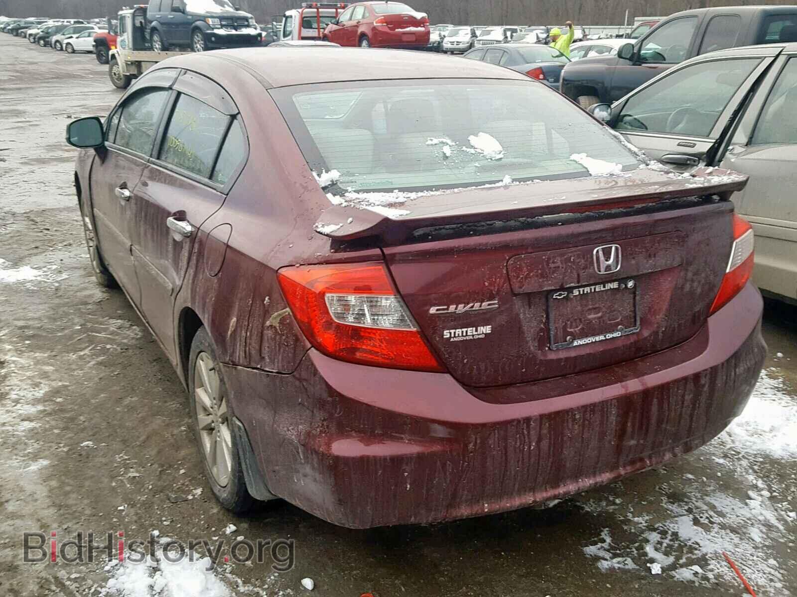 2012 HONDA CIVIC - VIN: 2HGFB2F84CH509006 - Фото 3