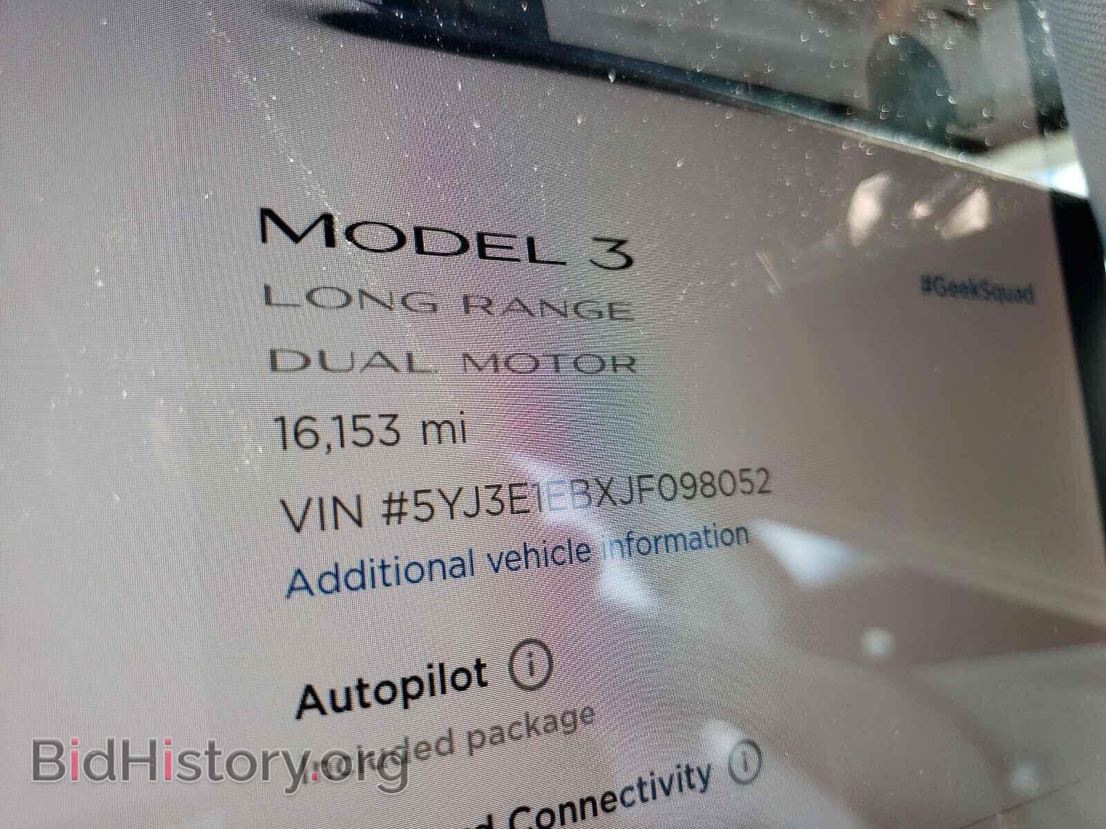 2018 TESLA MODEL 3 - VIN: 5YJ3E1EBXJF098052 - Фото 8