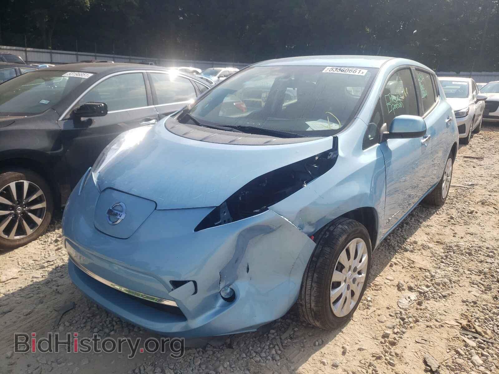 2015 NISSAN LEAF - VIN: 1N4AZ0CP3FC324186 - Фото 2