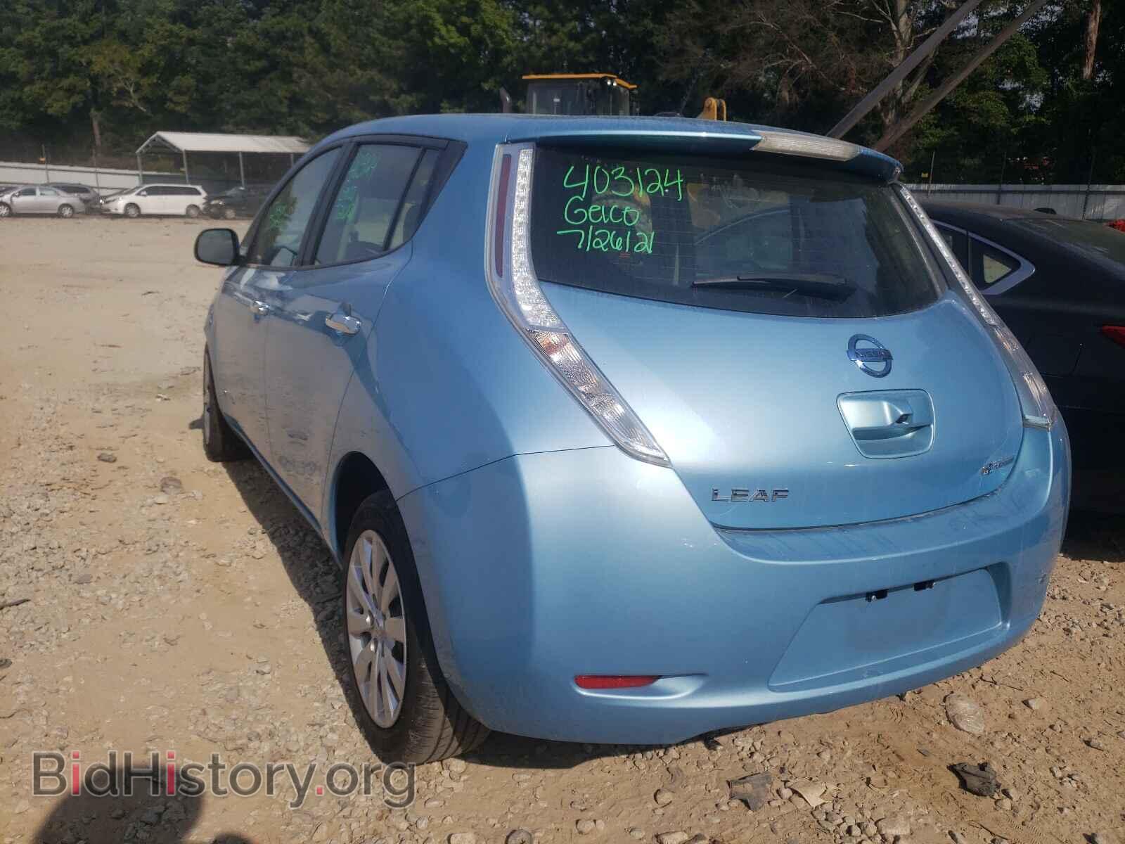 2015 NISSAN LEAF - VIN: 1N4AZ0CP3FC324186 - Фото 3