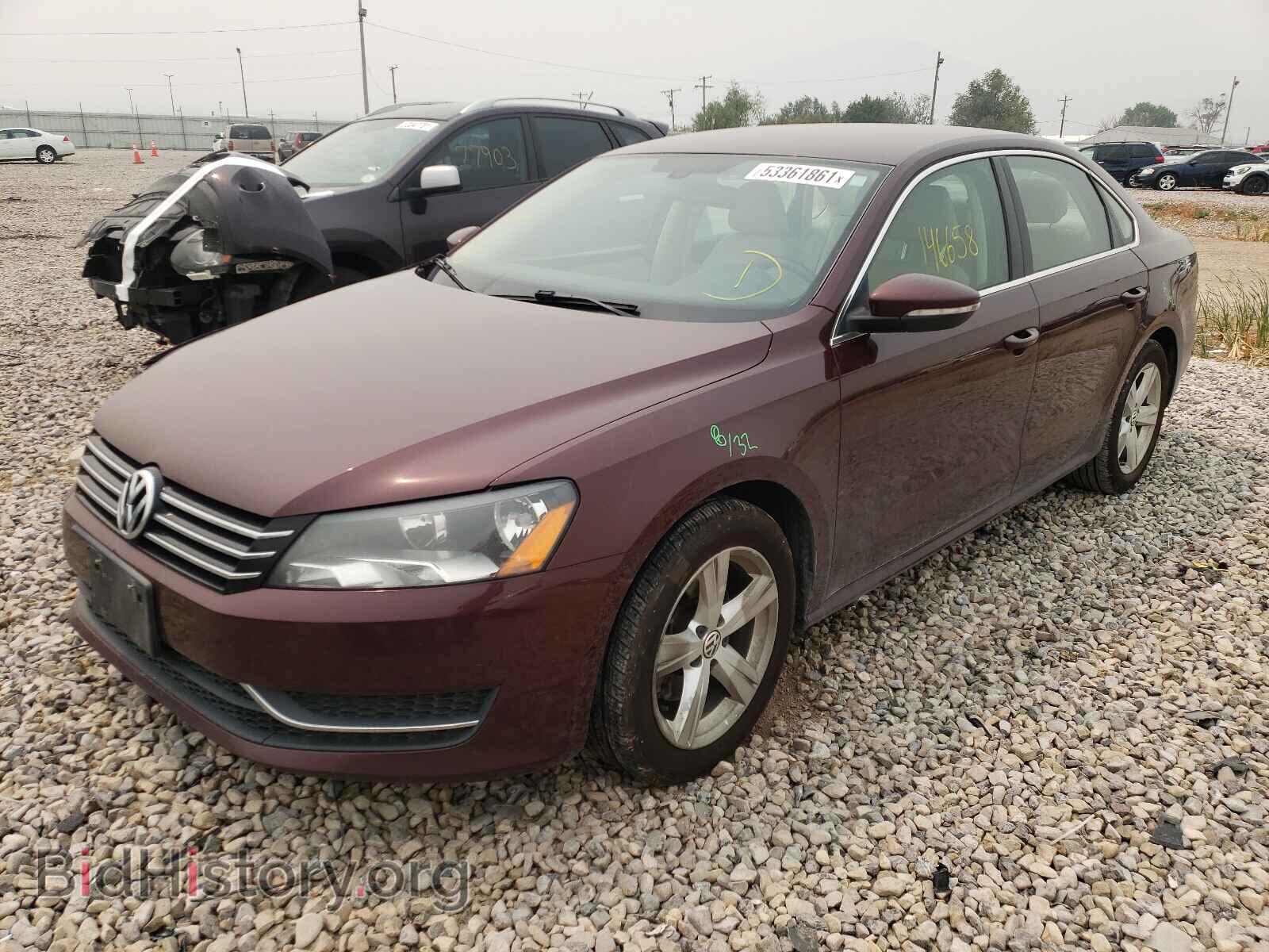 2012 VOLKSWAGEN PASSAT - VIN: 1VWBP7A32CC046516 - Фото 2