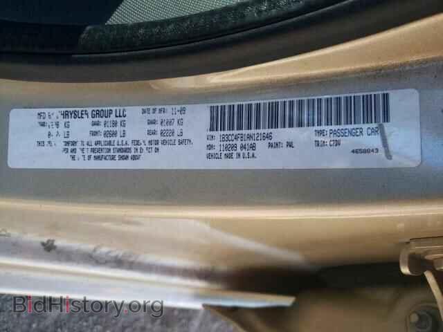 2010 DODGE AVENGER - VIN: 1B3CC4FB1AN121646 - Фото 10