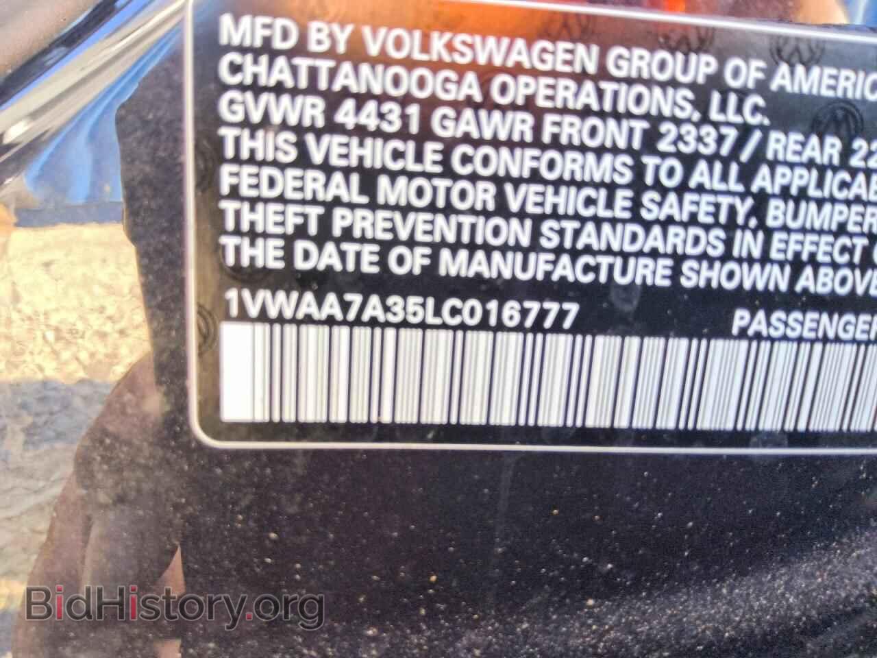 2020 VOLKSWAGEN PASSAT - VIN: 1VWAA7A35LC016777 - Фото 12