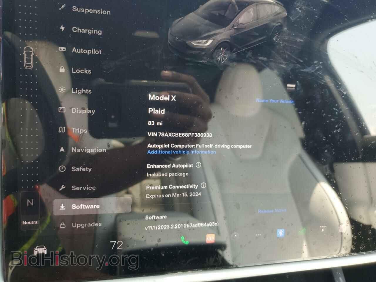 2023 TESLA MODEL X - VIN: 7SAXCBE68PF386938 - Photo 9