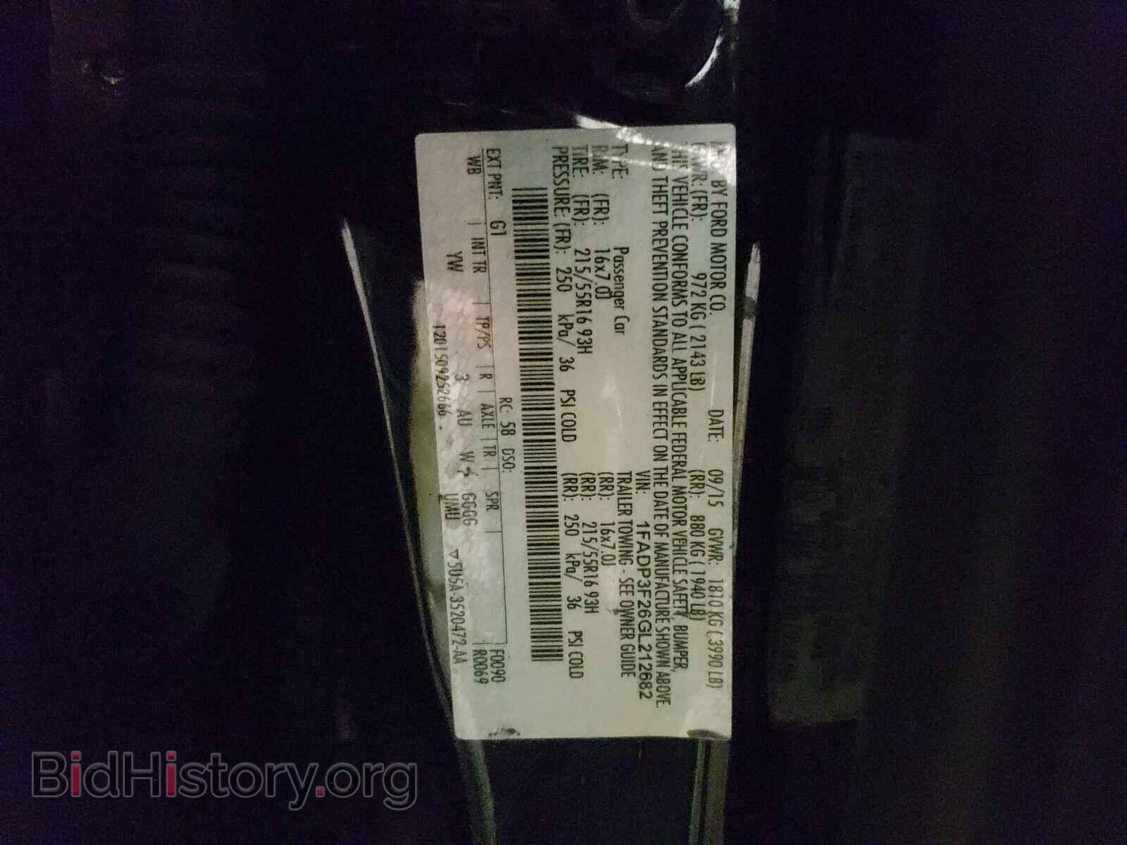 2016 FORD FOCUS - VIN: 1FADP3F26GL212682 - Photo 10
