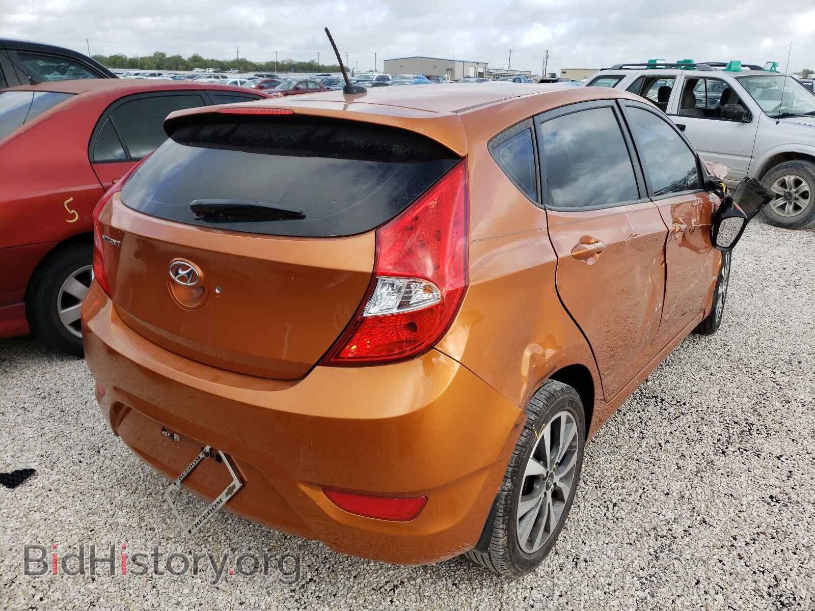 2015 HYUNDAI ACCENT - VIN: KMHCU5AE0FU230658 - Фото 4