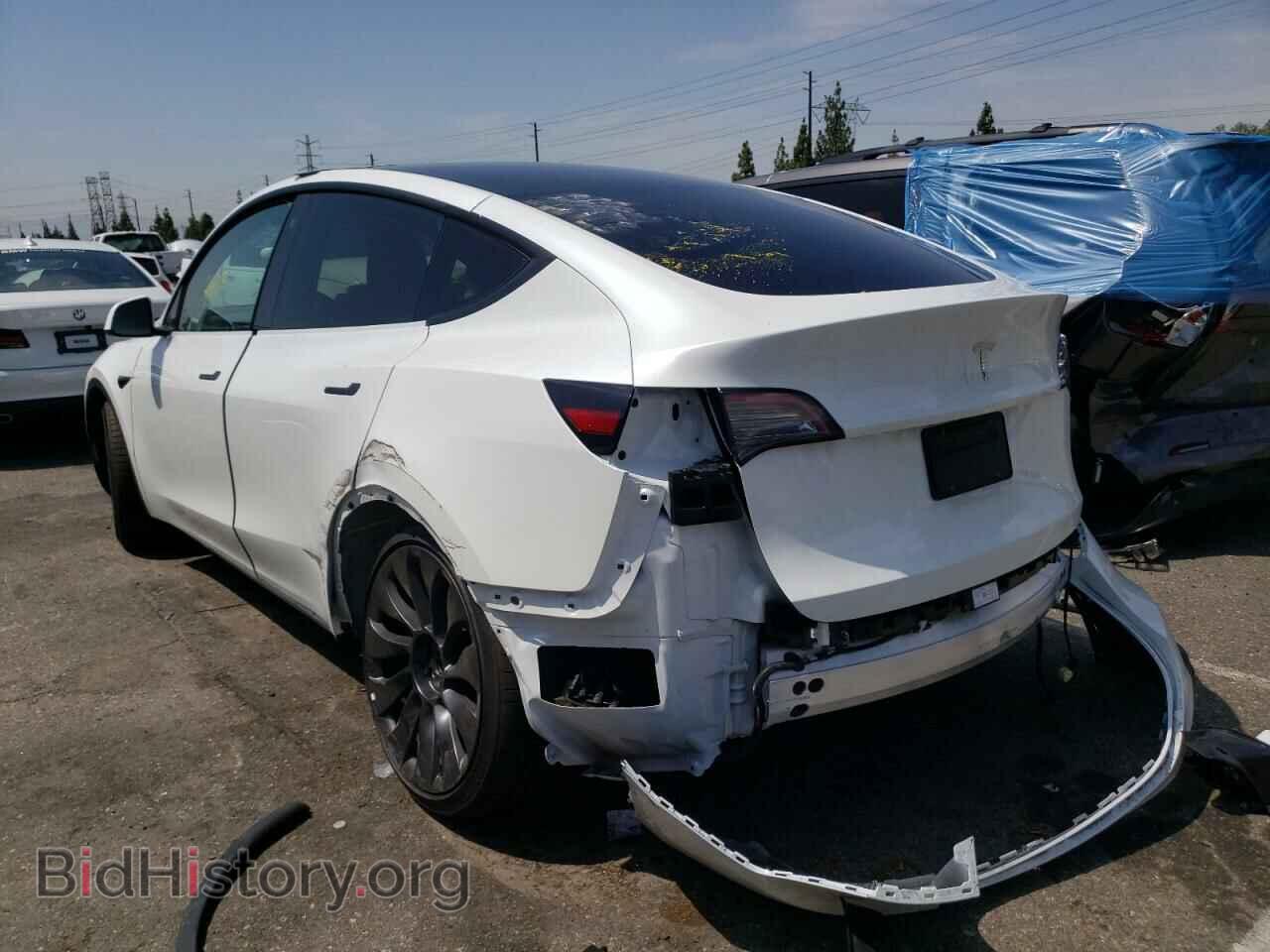 2022 TESLA MODEL Y - VIN: 7SAYGDEF8NF347901 - Фото 3
